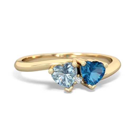 aquamarine-london topaz sweethearts promise ring