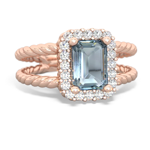 aquamarine couture ring