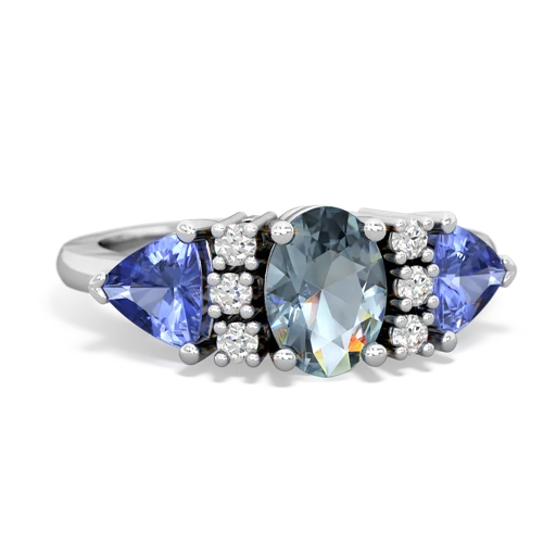 aquamarine-tanzanite timeless ring