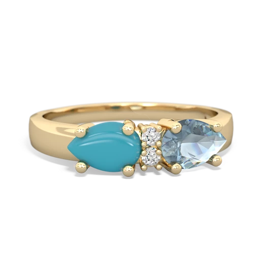 aquamarine-turquoise timeless ring