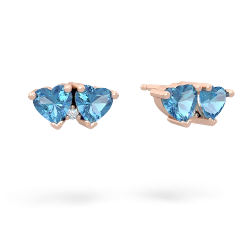 blue topaz  earrings