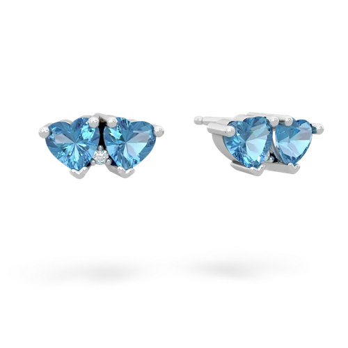 blue topaz  earrings
