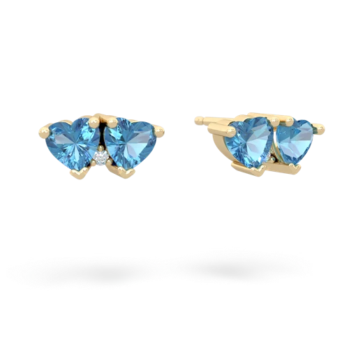 blue topaz  earrings