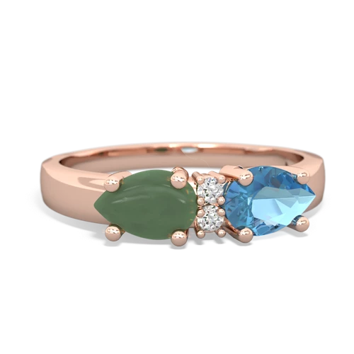 blue topaz-jade timeless ring