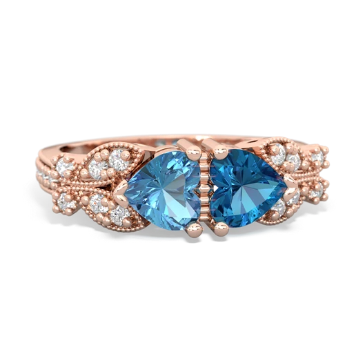 blue topaz-london topaz keepsake butterfly ring