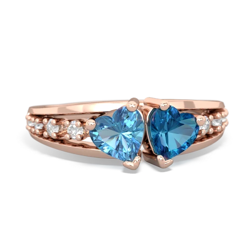 blue topaz-london topaz modern ring