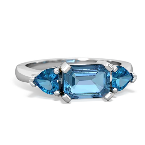 blue topaz-london topaz timeless ring