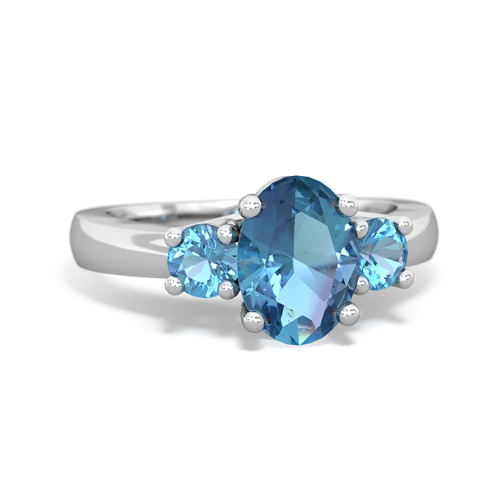 blue topaz timeless ring