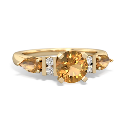 tanzanite-peridot engagement ring