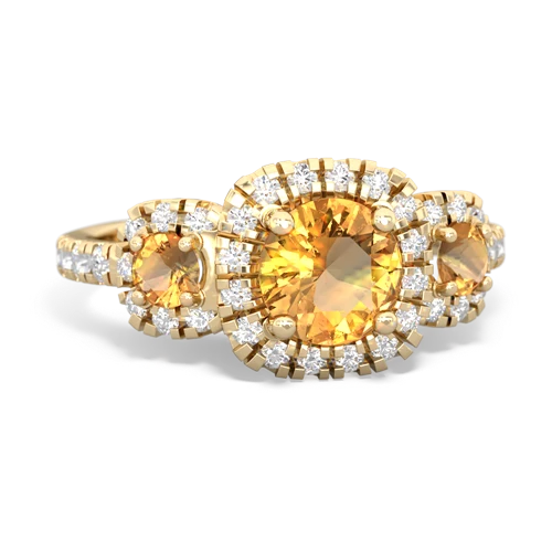 opal-sapphire three stone regal ring