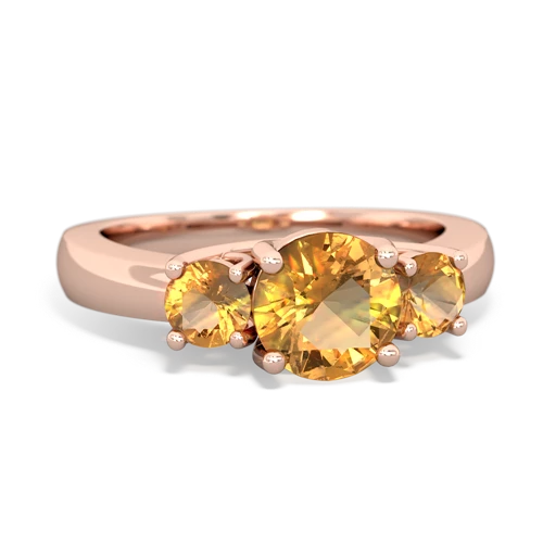 citrine-citrine timeless ring