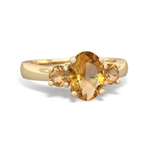 citrine-citrine timeless ring