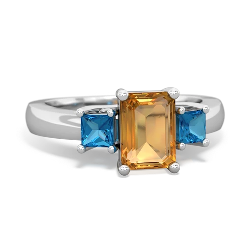 citrine-london topaz timeless ring