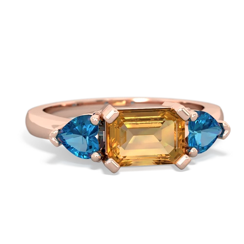 citrine-london topaz timeless ring