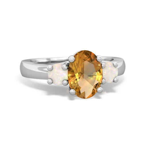 citrine-opal timeless ring