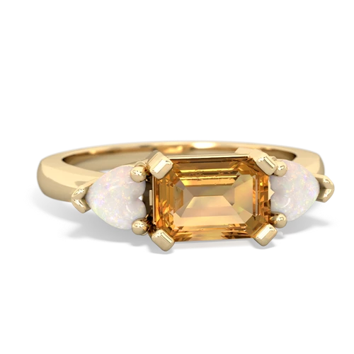 citrine-opal timeless ring