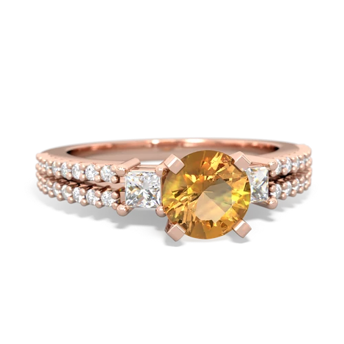 citrine engagement ring