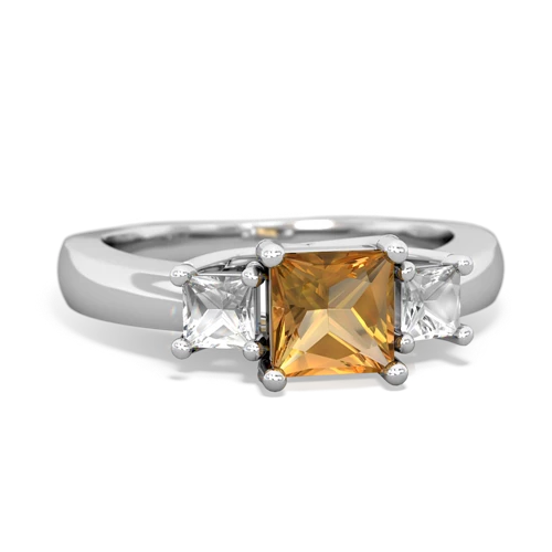 citrine-white topaz timeless ring