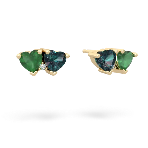 emerald-alexandrite  earrings
