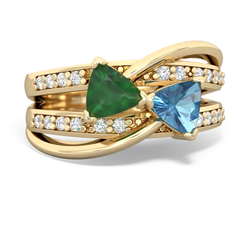 emerald-blue topaz couture ring