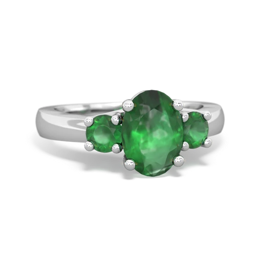 emerald-emerald timeless ring