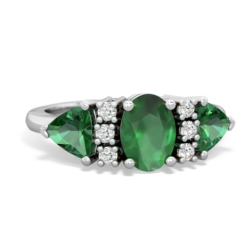 emerald-lab emerald timeless ring