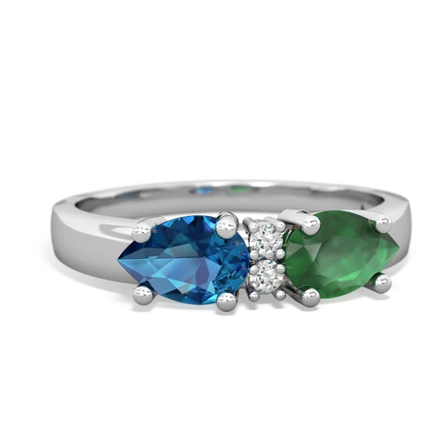 emerald-london topaz timeless ring