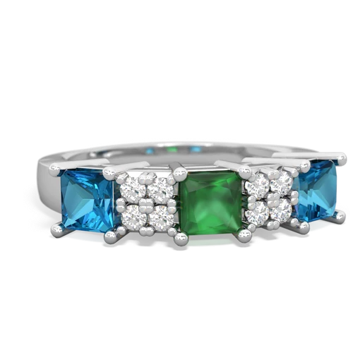 emerald-london topaz timeless ring