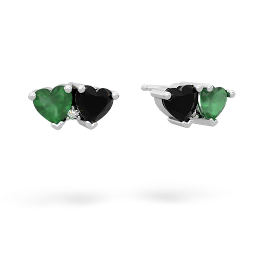 emerald-onyx  earrings
