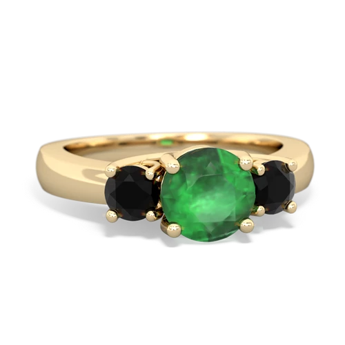 emerald-onyx timeless ring