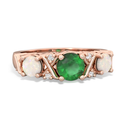 emerald-opal timeless ring