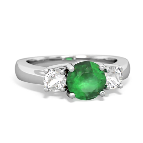 emerald-white topaz timeless ring