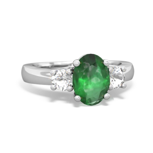 emerald-white topaz timeless ring