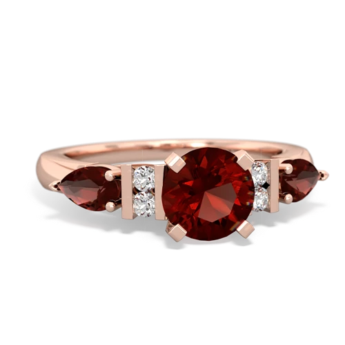 lab ruby-onyx engagement ring