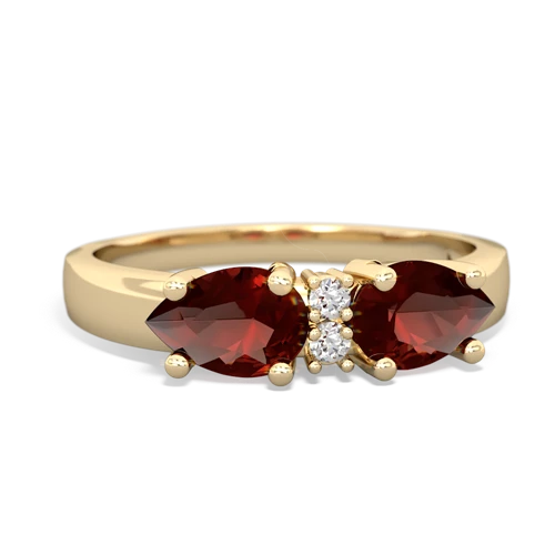 garnet-garnet timeless ring