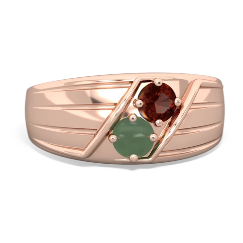 garnet-jade mens ring