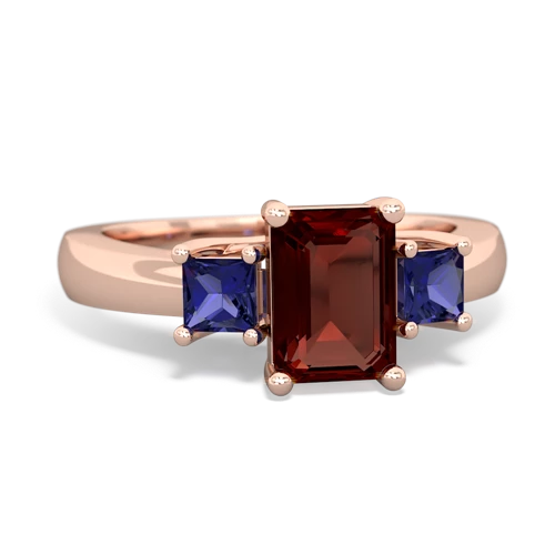 garnet-lab sapphire timeless ring