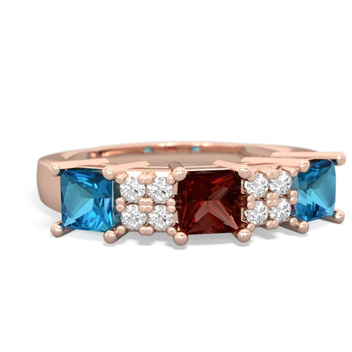 garnet-london topaz timeless ring