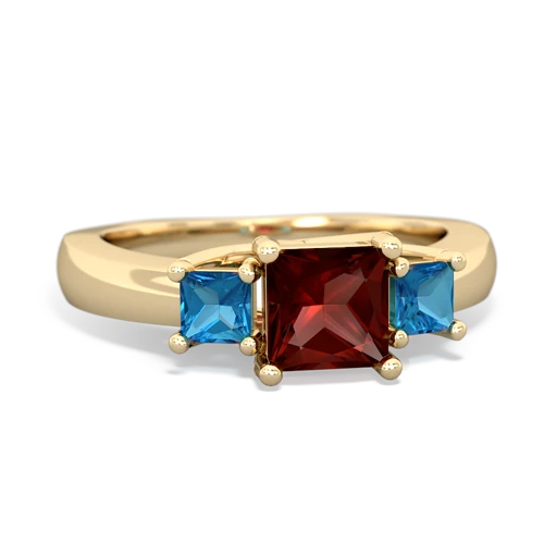 garnet-london topaz timeless ring