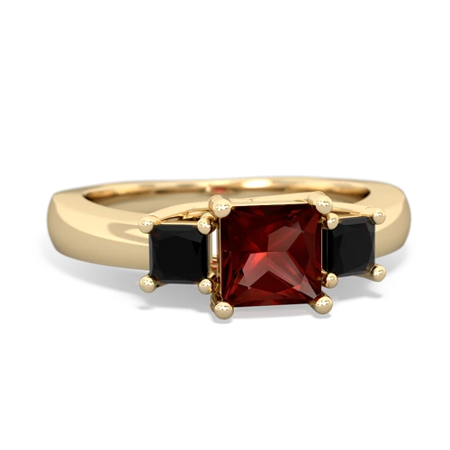 garnet-onyx timeless ring