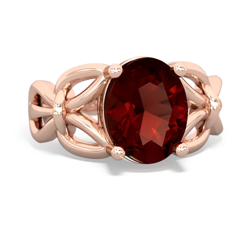 garnet celtic ring