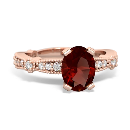 garnet engagement ring