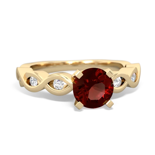 garnet engagement ring