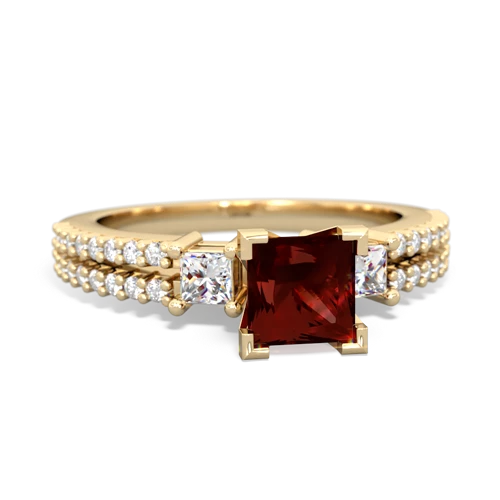 garnet engagement ring