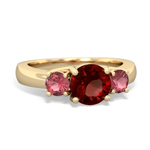 garnet-tourmaline timeless ring