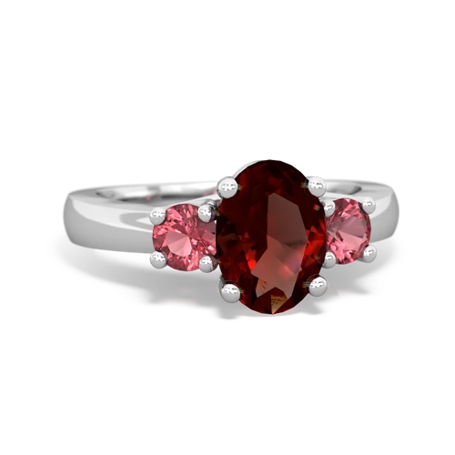 garnet-tourmaline timeless ring