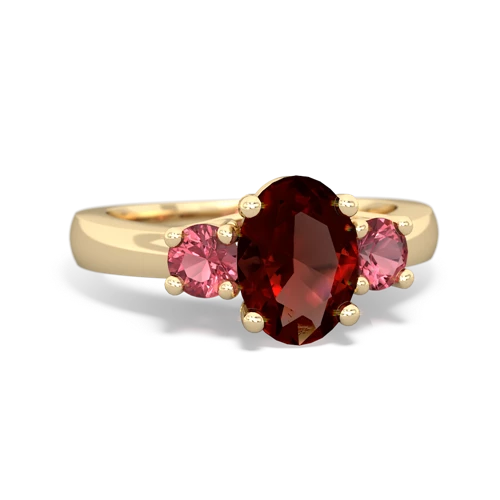 garnet-tourmaline timeless ring