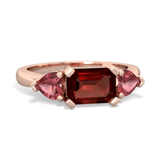 garnet-tourmaline timeless ring