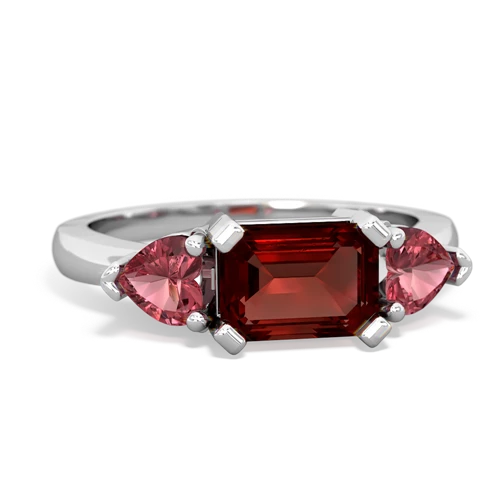 garnet-tourmaline timeless ring