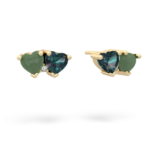 jade-alexandrite  earrings